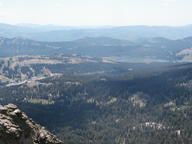 Donner Pass as seen from atop Castle Peak