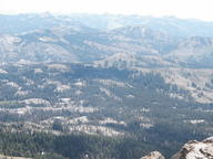 Donner Pass as seen from atop Castle Peak